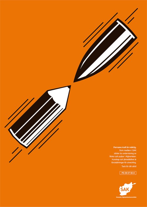 Социальная реклама о необходимости образования для детей Афганистана от Publicis Stockholm и SAK