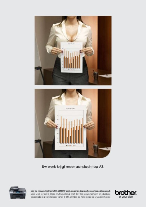 Реклама принтера MFC-6490CW от DGA для Brother
