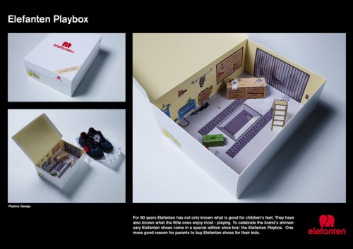 Юбилейная коробка-игрушка от обувной марки Elefanten