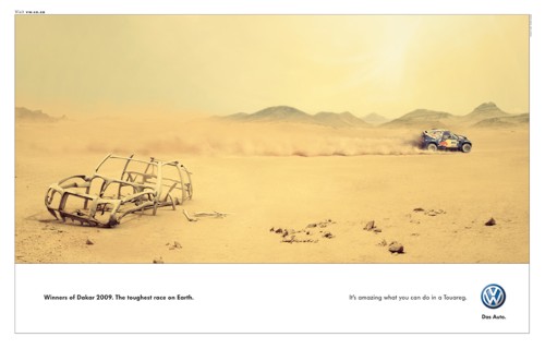 Рекламный постер Ралли Дакар 2009