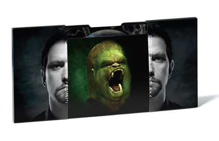 Канадское агентство Rethink, упаковка, музыкальный диск, группа Splitting Adam, персонаж Адам, анимационная, 3D, голограмма