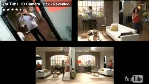 Ролик с фокусом и разоблачением от Samsung, скриншот