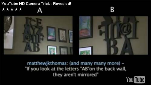 Ролик с фокусом и разоблачением от Samsung, скриншот