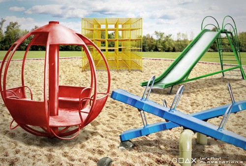 Игровая площадка в стиле Sony Playstation 3