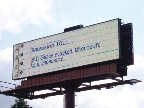 Америка, дети, кризис, реклама, кампания, «Recession 101», Билл Гейтс, Microsoft