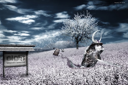 Eight Restaurant, самураи, японская кухня, ресторане Eight