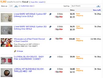  L'Oreal   eBay