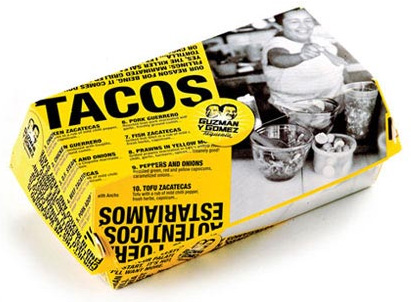 Фастфуд, упака, креатив, австралийская компания The Creative Method, мексиканский фастфуд Guzman u Gomez