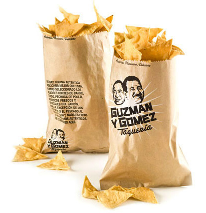 Фастфуд, упака, креатив, австралийская компания The Creative Method, мексиканский фастфуд Guzman u Gomez