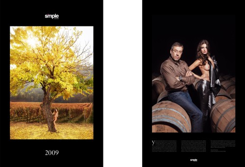 Календарь для виноторговой кампании Simple