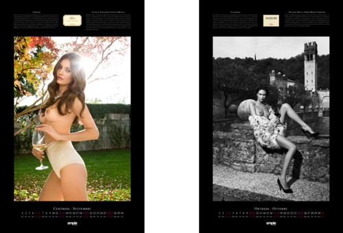 Календарь для виноторговой кампании Simple