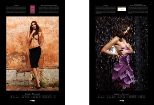 Календарь для виноторговой кампании Simple