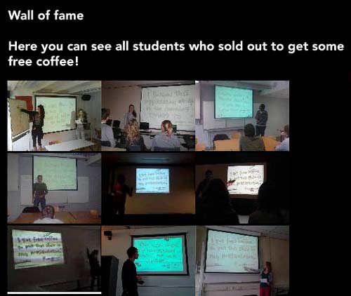  www.freecoffee4students.nl,  " "