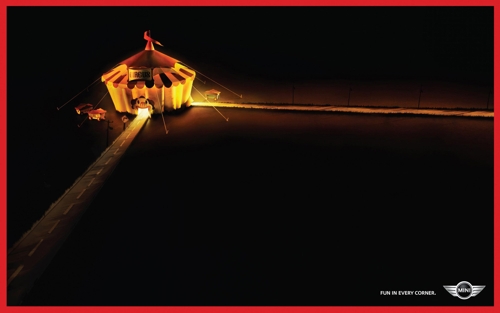 Mini автомобиль, маневренность, компактность, принт, малазийское BBDO/Proximity