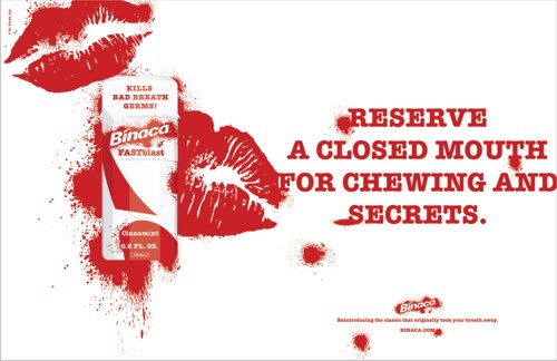 Американская компания Binaca, дочерний бренд корпорации Dr. Fresh, спреи для рта, неприятный запах, свежее дыхание