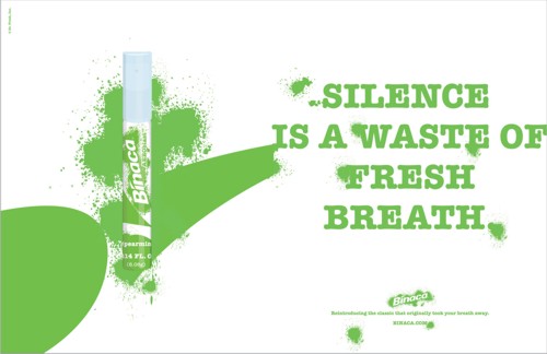 Американская компания Binaca, дочерний бренд корпорации Dr. Fresh, спреи для рта, неприятный запах, свежее дыхание