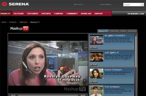  MashupTV  Serena Software,  