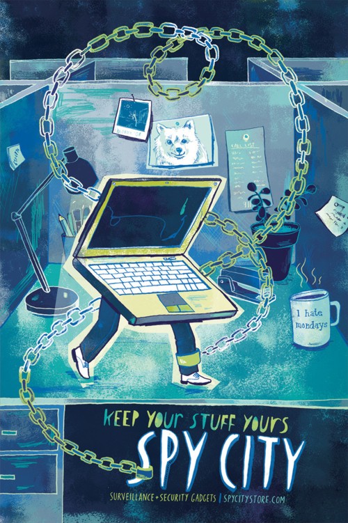 Джеймс Бонд, Spy City, Ванкувер, магазин, Калгари, шпионский супермаркет, Янг Флеминг