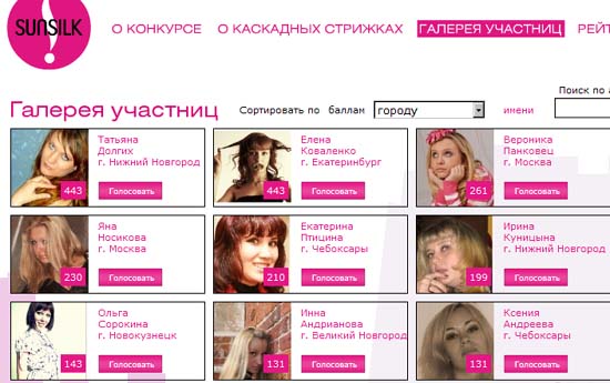 Фотоконкурса от Sunsilk, галерея