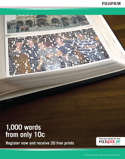 кампания Bloom для ирландской сети фотостудий Fujipix