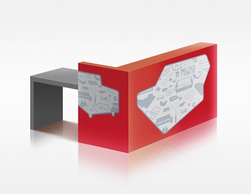 Рекламист, Много мебели