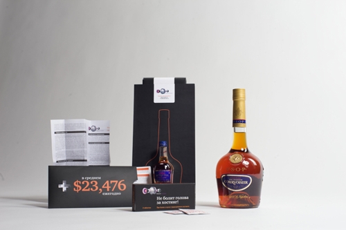 коньяк логотипом от Лебедева, Оверсан-Скалакси