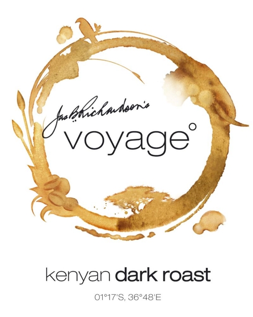 Логотип кофк Voyage - Kenyan dark roast