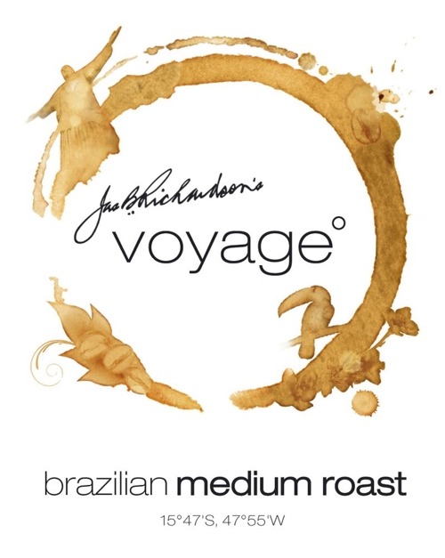 Логотип кофк Voyage - Brazilian medium roast