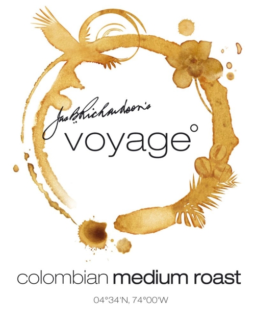 Логотип кофк Voyage - Colombian medium roast