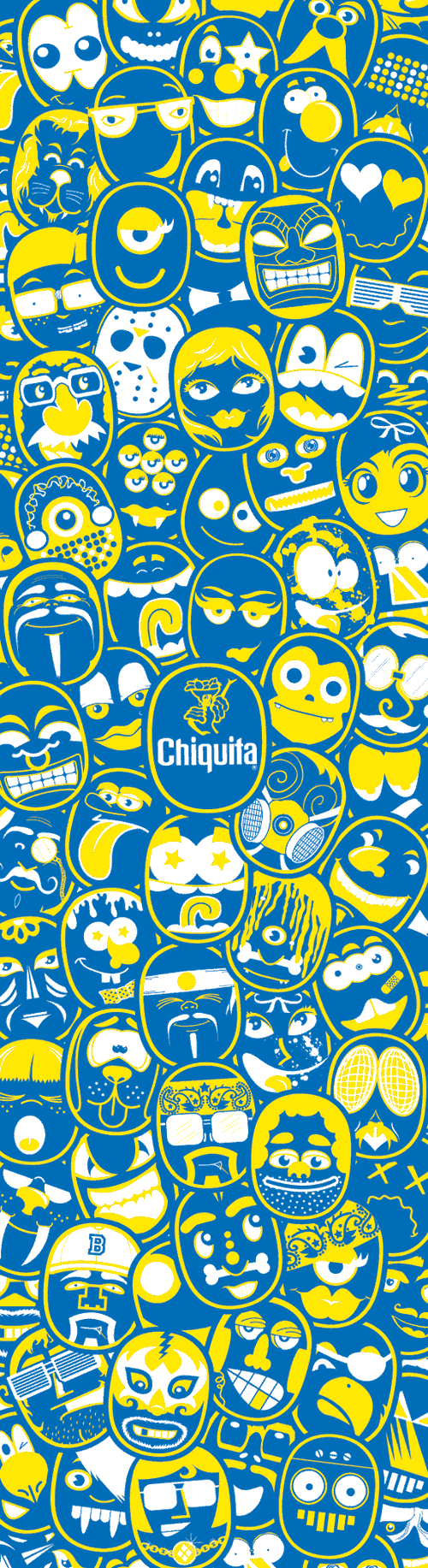 Веселые бананы Chiquita