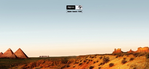 Реклама нового фотоаппарата Aigo