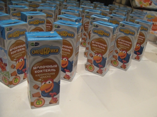 Молочный коктейль Смешарики