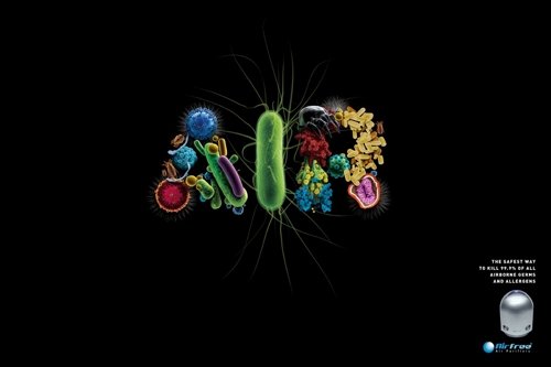 Реклама очистителей воздуха Airfree
