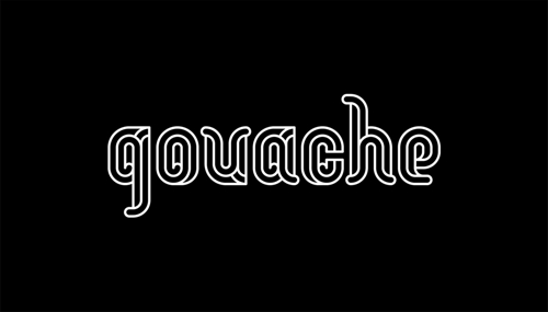 новый логотип музыкальной группы GOUACHE, Юрко Гуцуляк