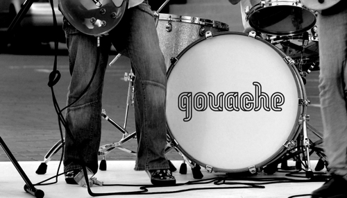 новый логотип музыкальной группы GOUACHE, Юрко Гуцуляк