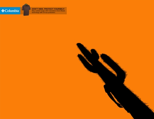 Новая реклама одежды Omni-Shade, Columbia