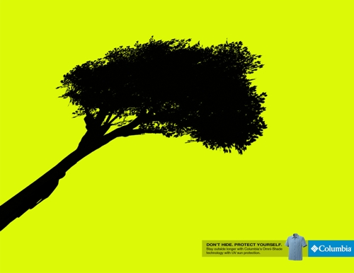 Новая реклама одежды Omni-Shade, Columbia