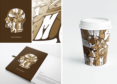 Экспериментальная айдентика для кафе