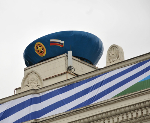 Рекламисты помогли Дню ВДВ