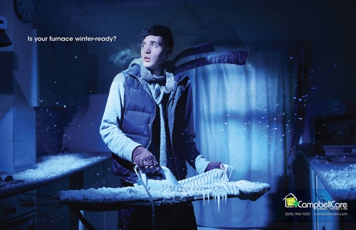 Реклама сантехнической компании CampbellCare