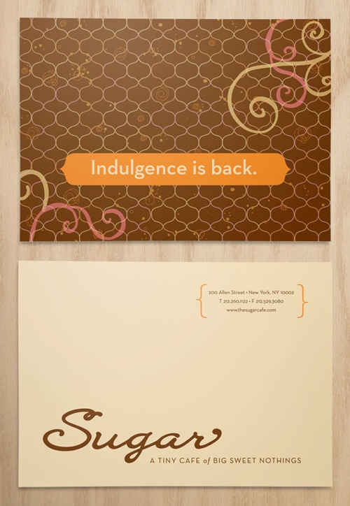 Фирменный стиль "сахарного" кафе в Нью-Йорке