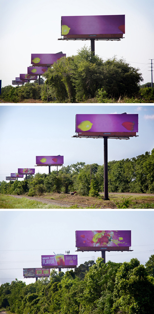 McDonald's создал мультфильм из билбордов