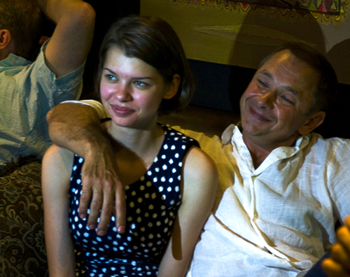 Павел Полянцев с дочерью Александрой, фото из личного архива