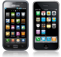iPhone и Galaxy S