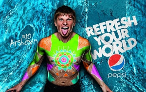 Капитан российской сборной Андрей Аршавин в рекламе Pepsi
