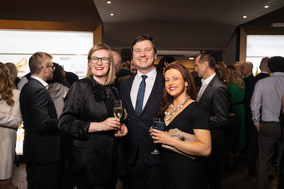 Марина Дмитриева, GUERLAIN; Евгения Баранова, TMG RUSSIA; Евгений Баранов, ГЕНЭК