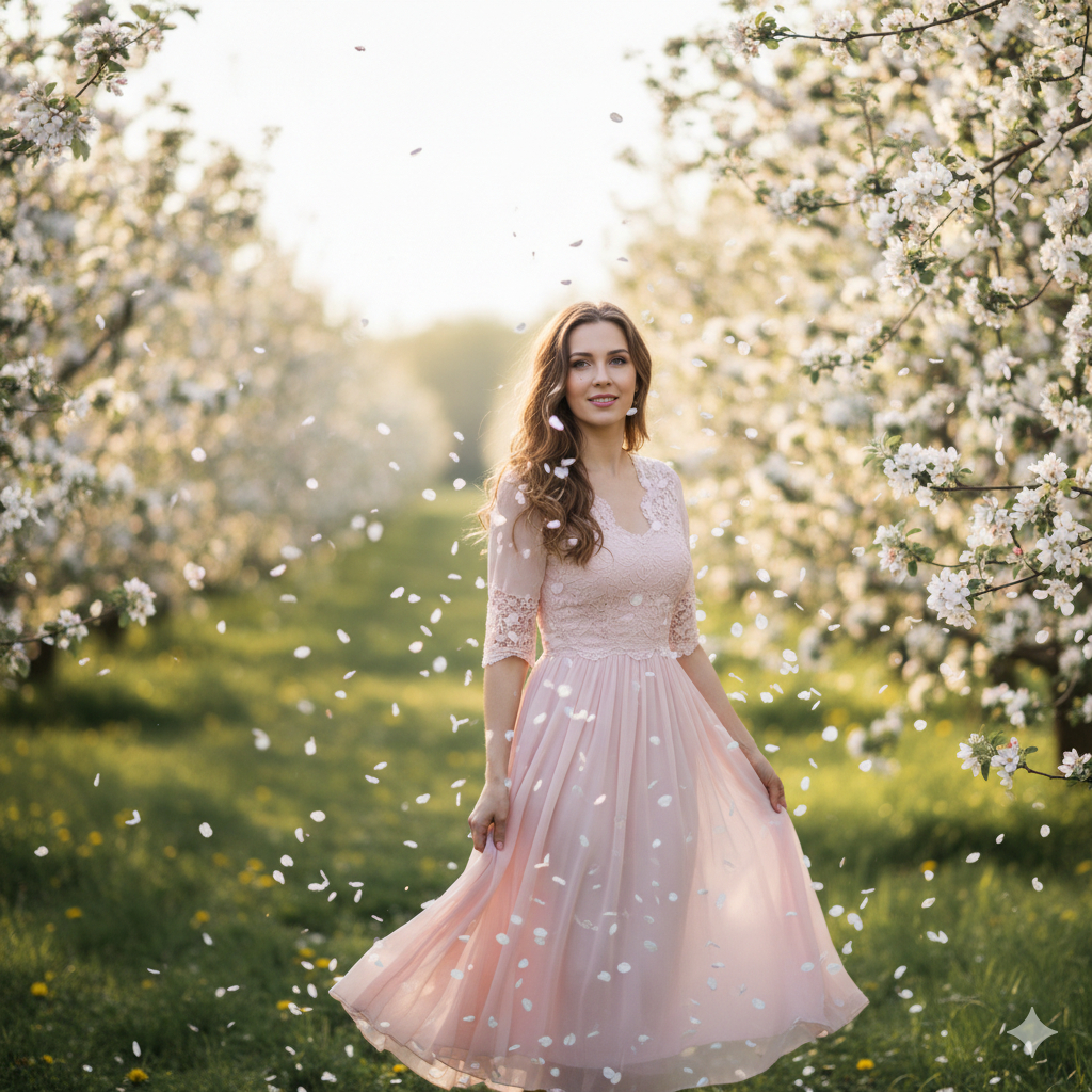 Сгенерировать весеннее фото с помощью нейросети