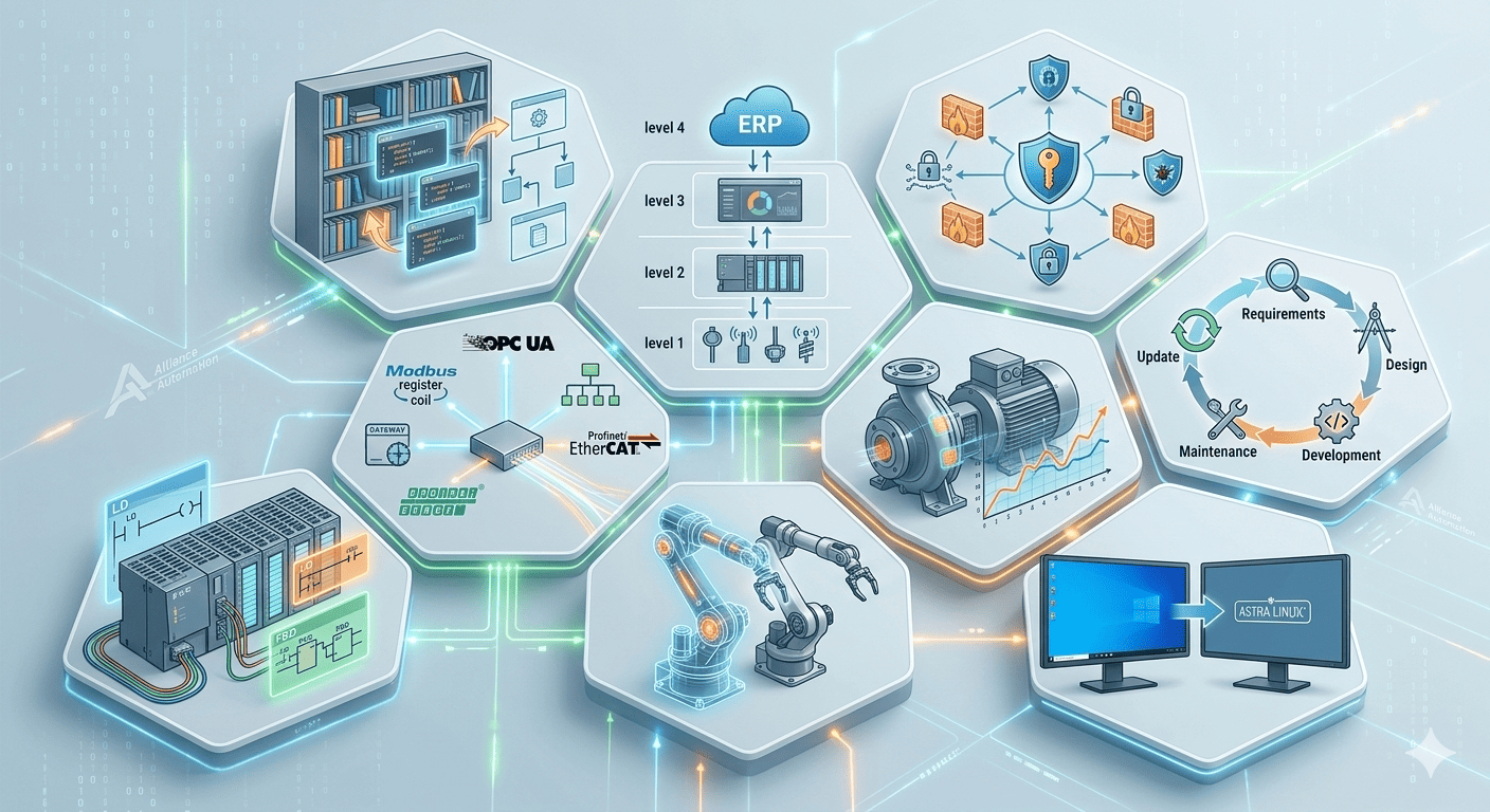 Компания ООО «Альянс Автоматика»  - программное обеспечение для АСУ ТП