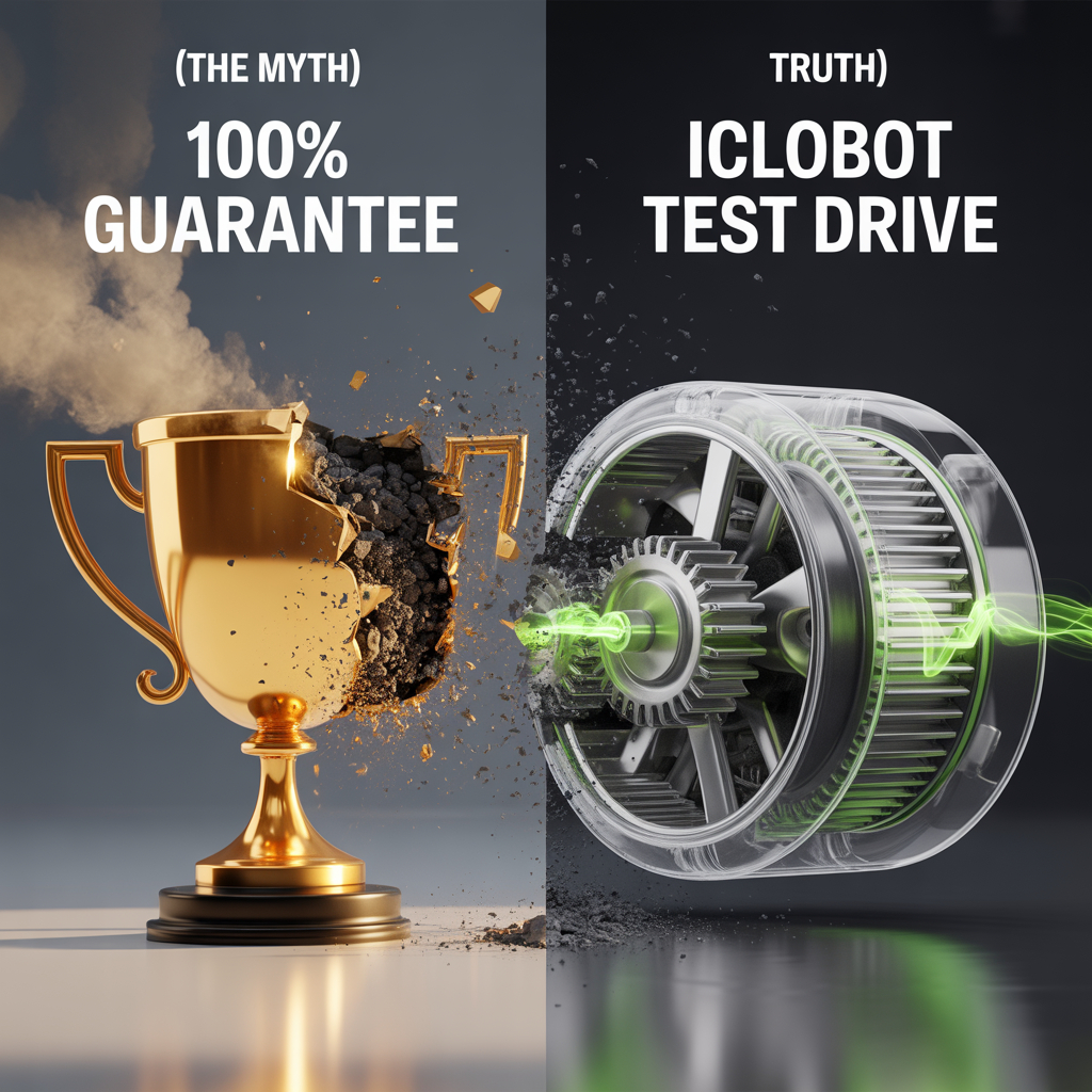 Визуализация "пустота и обман громких обещаний и надежность iClobot".