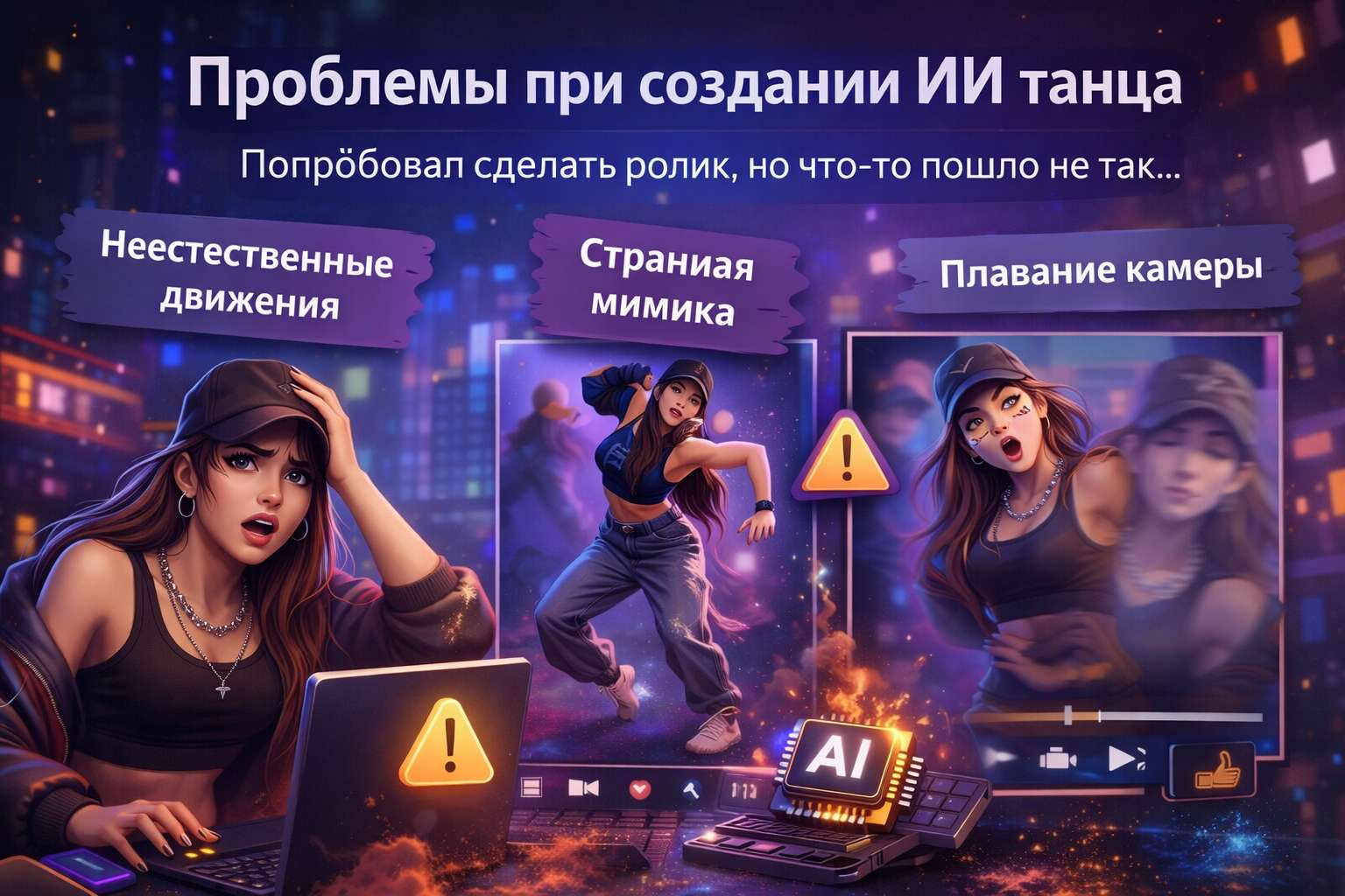 Основные проблемы создания танца самостоятельно